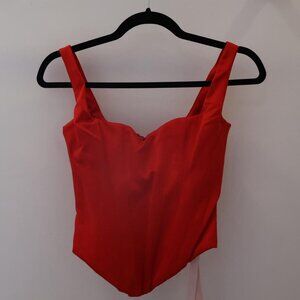 House of CB “Rafa” Red Corset Top in Size XS